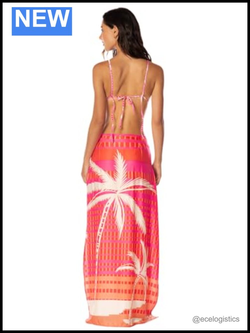 Long A-Line Maxi Skirt Rayon Viscose Blend Open Sides Metal Zipper